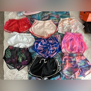 Girls Athletic Shorts Lot Small Nike, Old Navy, In Motion